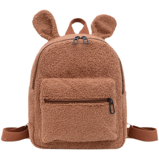 CozyCraze Plush Satchel: Urban Minimalism for Fall and Winter