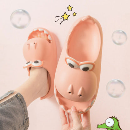 T-RexTreads Cartoon Dino Slippers: Wholesale Unisex EVA Sandals