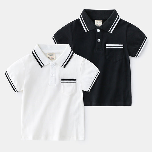 DapperDudes Summer Polo Shirt: Cool and Comfortable Boys' T-Shirt