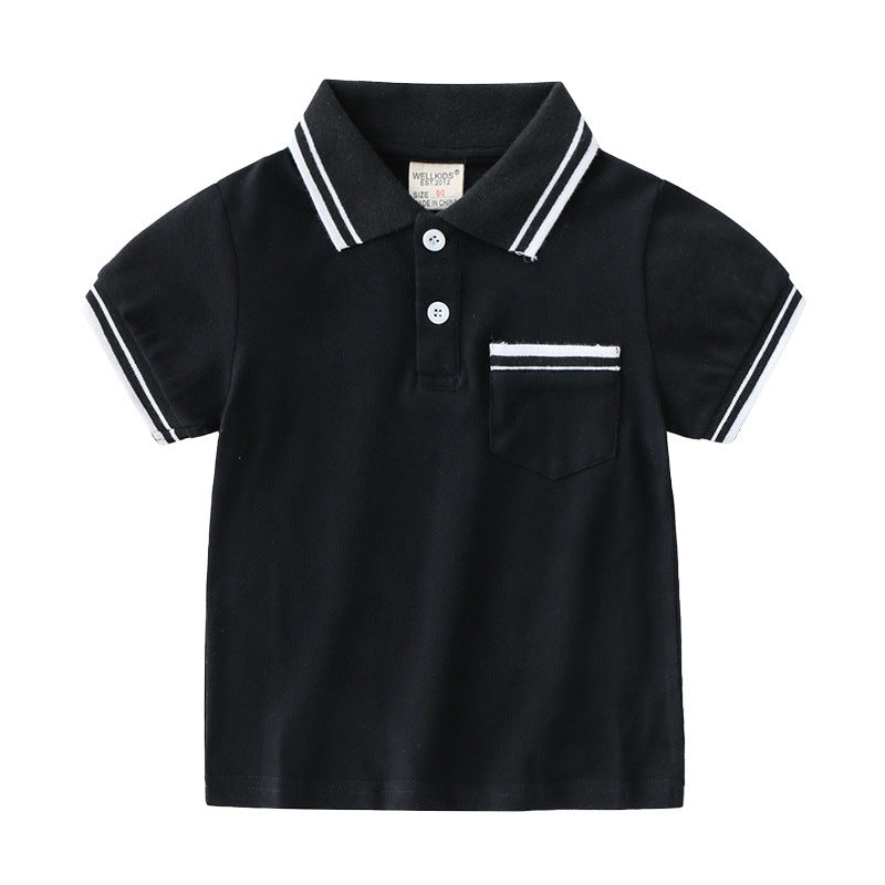 DapperDudes Summer Polo Shirt: Cool and Comfortable Boys' T-Shirt