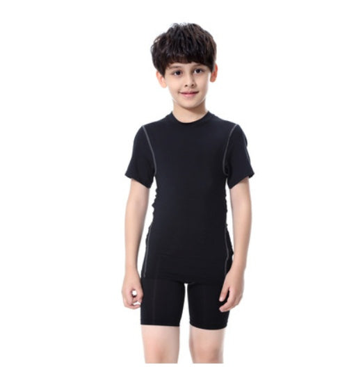 SportEase Kids Performance Apparel: Polyester + Spandex Sportswear Set