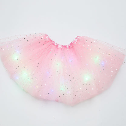 Mystical Gleam: Luminous LED Halloween Tutu Skirt