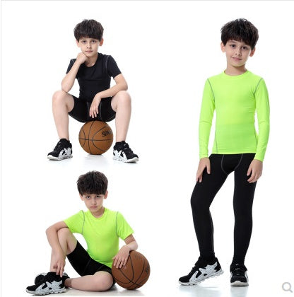 SportEase Kids Performance Apparel: Polyester + Spandex Sportswear Set