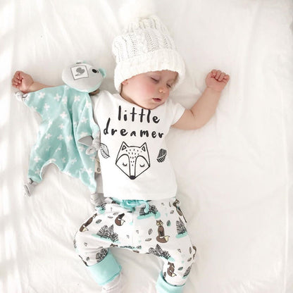 TinyTogs T-shirt & Trousers Duo: Complete Newborn Baby Outfit Set