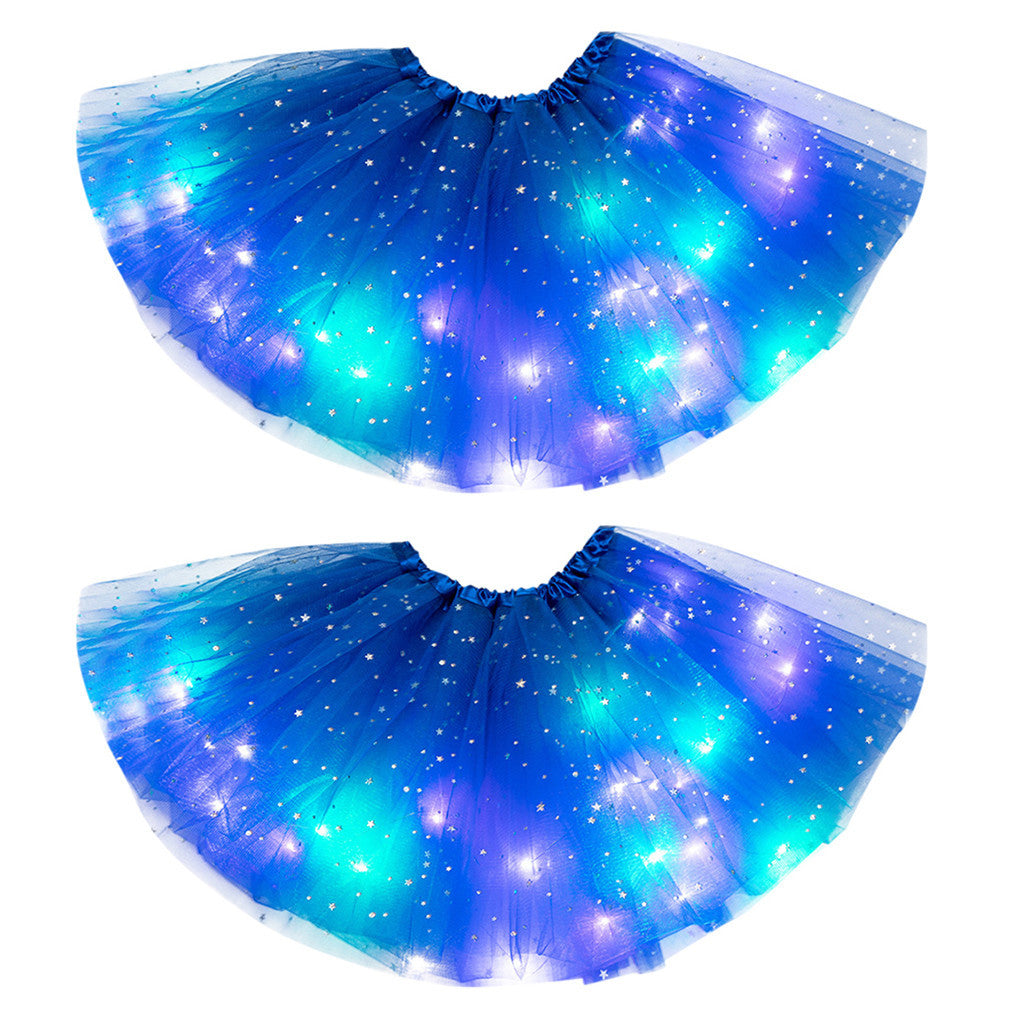 Mystical Gleam: Luminous LED Halloween Tutu Skirt