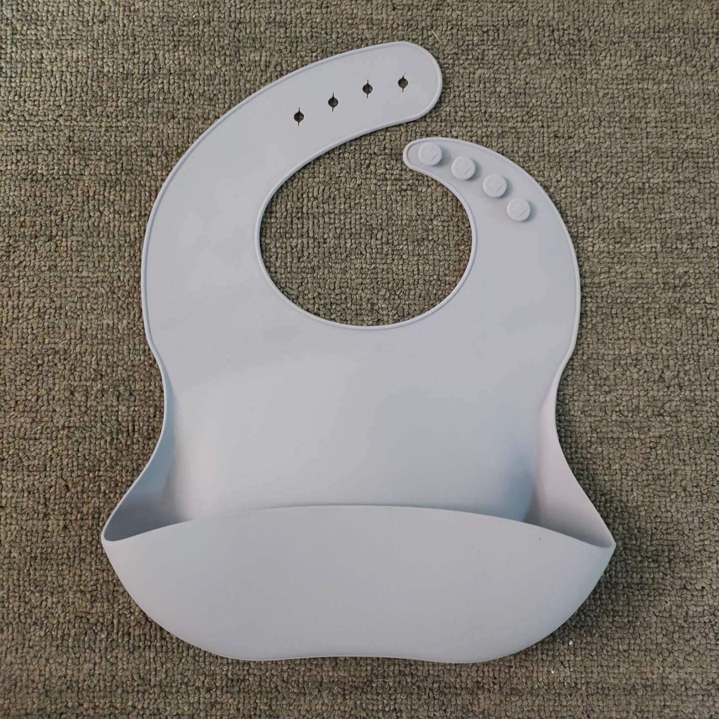 GentleGrip Waterproof Baby Bib: Soft Silicone with Adjustable Fit