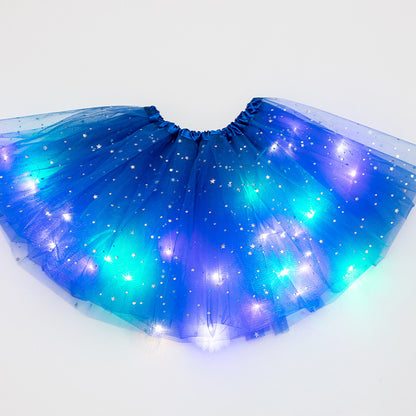 Mystical Gleam: Luminous LED Halloween Tutu Skirt