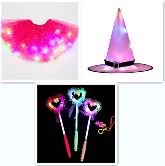 Mystical Gleam: Luminous LED Halloween Tutu Skirt