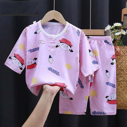 SummerCool Cotton Silk Air-conditioning Baby Clothes