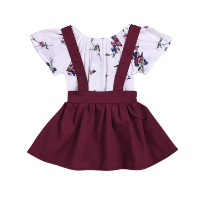 FloralFantasia Baby Outfit Extravaganza: Patricia Set for Stylish Infants