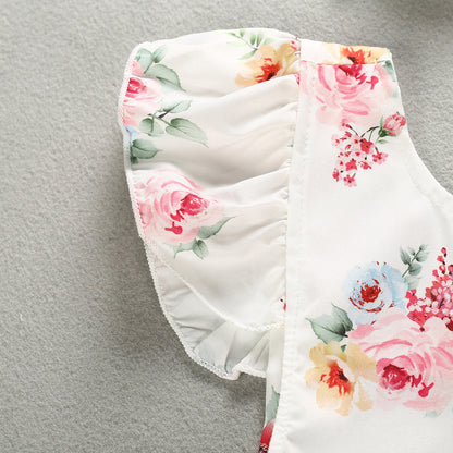 PetalPrincess: Summer Children's Floral Girl Baby Clothing