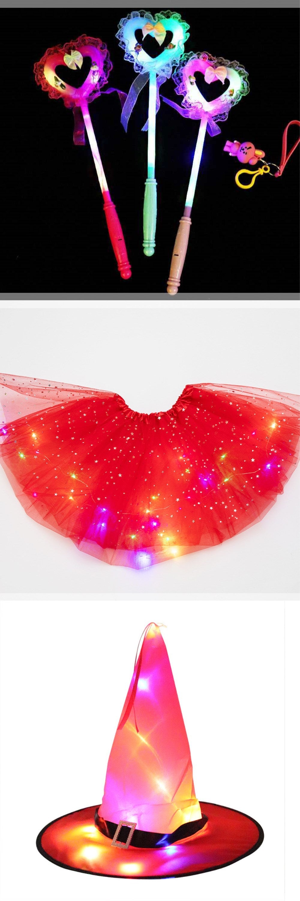 Mystical Gleam: Luminous LED Halloween Tutu Skirt