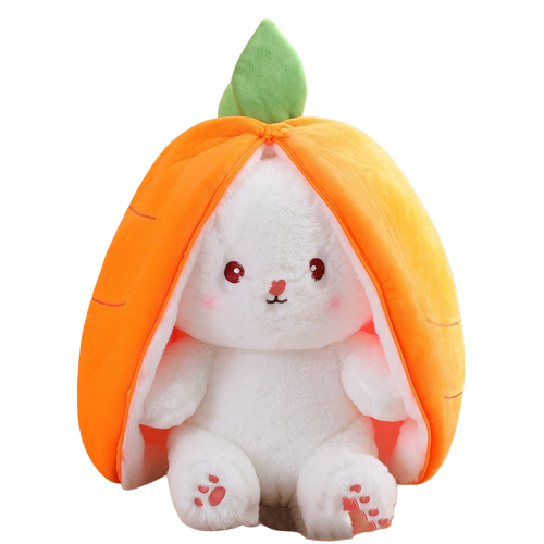 CuddliShift Transforming Plush: Wanghong Cute Strawberry Rabbit Magic