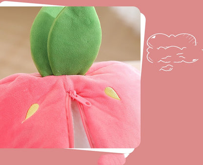 CuddliShift Transforming Plush: Wanghong Cute Strawberry Rabbit Magic