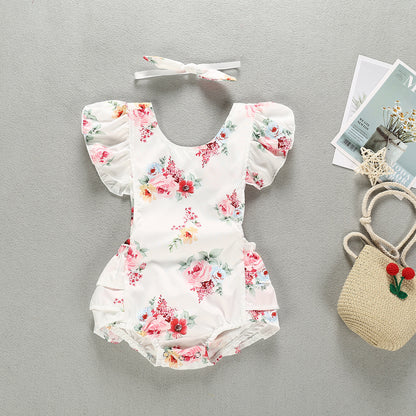 PetalPrincess: Summer Children's Floral Girl Baby Clothing