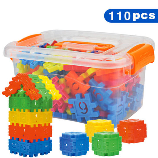 Blockify 110pcs Multicolored Building Blocks Set - Creative Learning Playset