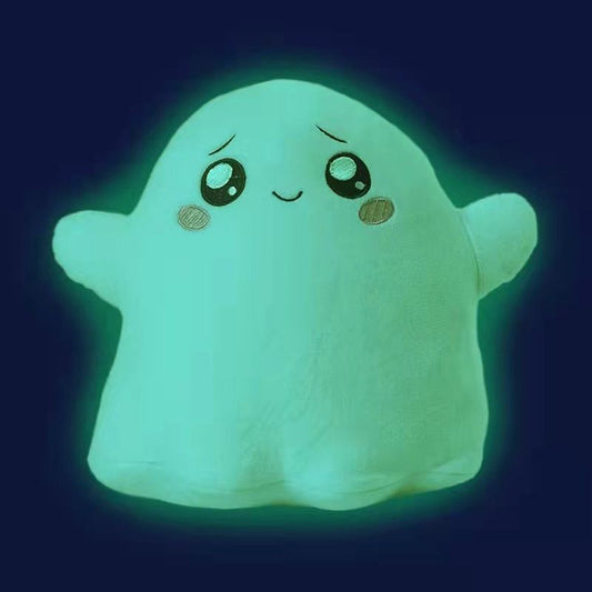 GlowCats: Luminous Ghost Doll Plush Toys - Cotton Comfort for Kids