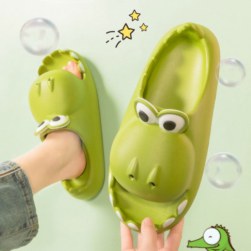 T-RexTreads Cartoon Dino Slippers: Wholesale Unisex EVA Sandals