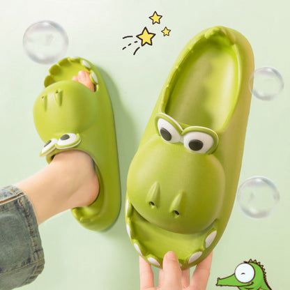 T-RexTreads Cartoon Dino Slippers: Wholesale Unisex EVA Sandals