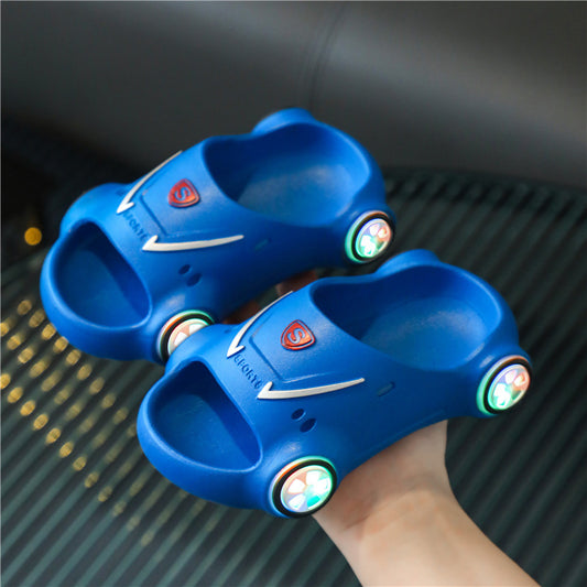 FlashFeet Children's Luminous Beach Shoes: Anti-Slip Summer Style