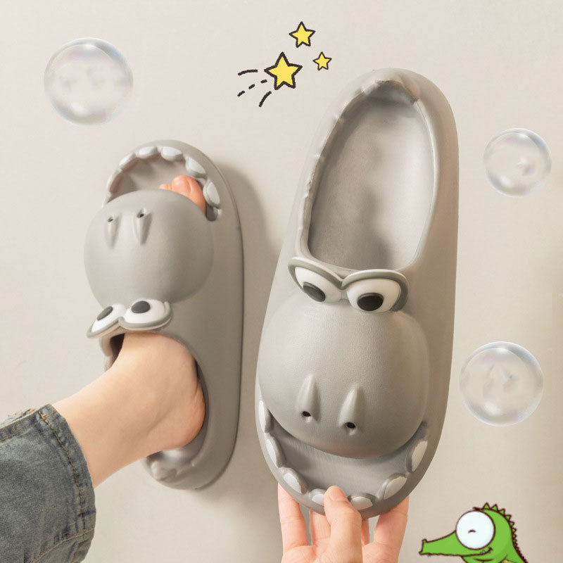 T-RexTreads Cartoon Dino Slippers: Wholesale Unisex EVA Sandals