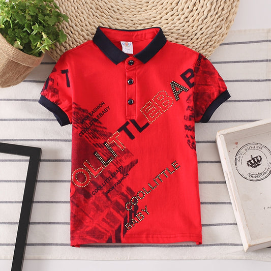 CoolCraze Kids Shirt: Stylish Short Sleeve Tops for Boys